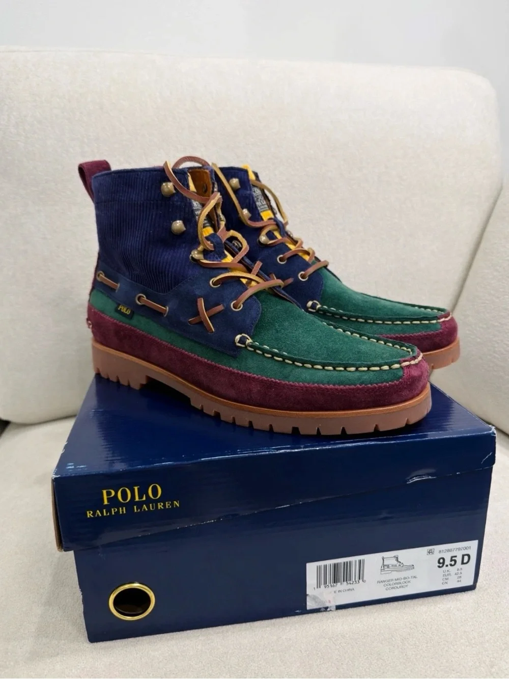 Polo Ralph Lauren Ranger Mid Colorblock Boots